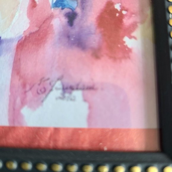 Photograph of original watercolor painting. Signed by artist. - Picture 6 of 7